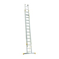 Rebrík dvojdielny výsuvný s lanom PROFI PLUS 9 m